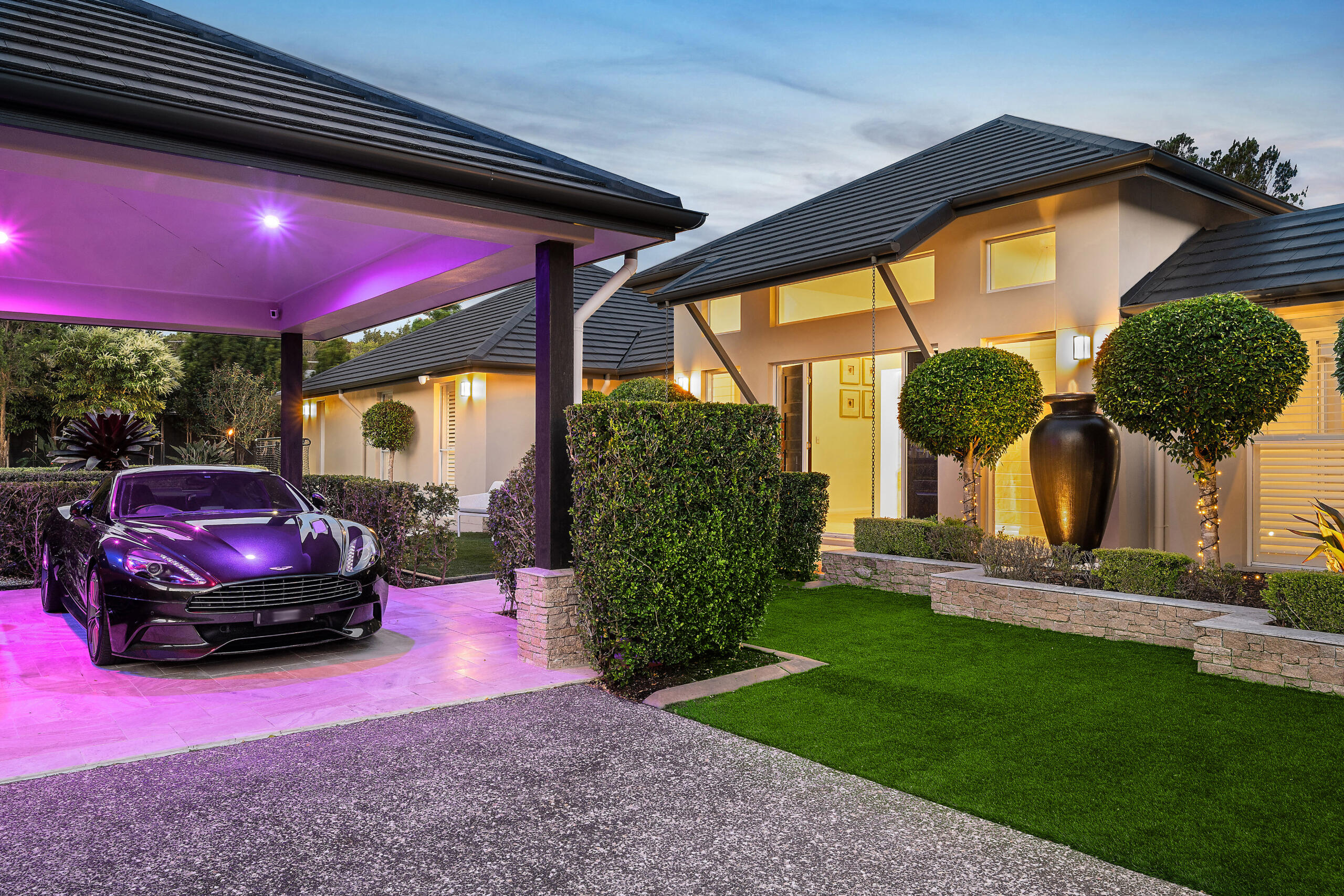 External Front Entry Dusk